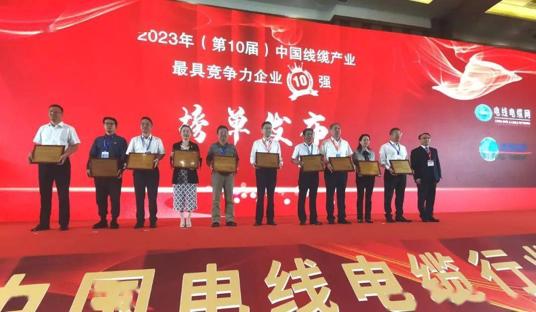 2023年線纜行業(yè)最具競爭力企業(yè)4 2023年線纜行業(yè)最具競爭力企業(yè)4