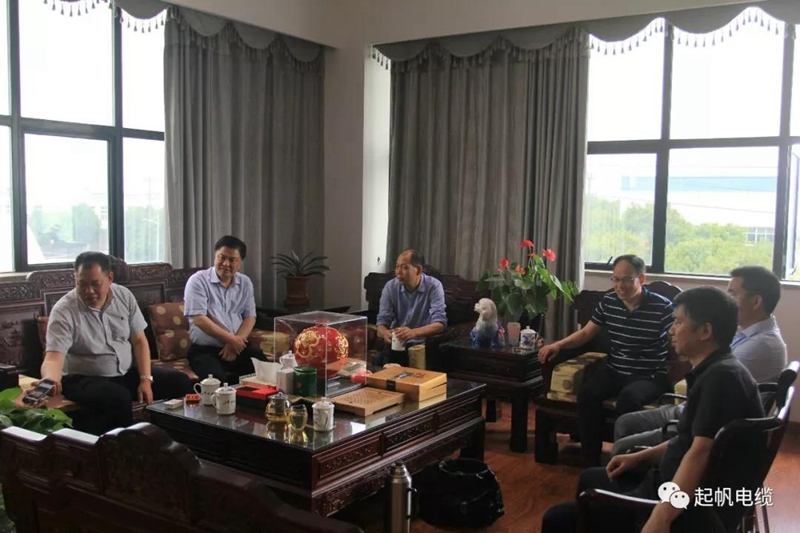 池州市長(zhǎng)雍成瀚等參觀調(diào)研起帆電纜總部7 池州市長(zhǎng)雍成瀚等參觀調(diào)研起帆電纜總部7